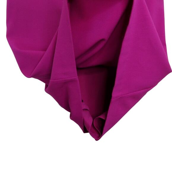 Ivy & Blu Raspberry Purple Shift Dress Midi Dress Size 10P Formal Classic - Picture 4 of 7